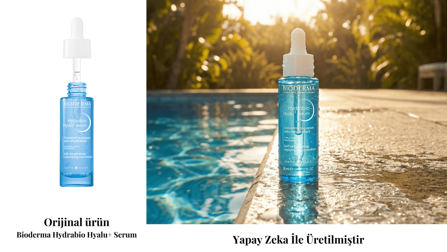 Bioderma PAM İstanbul yapay zeka still life çekimi