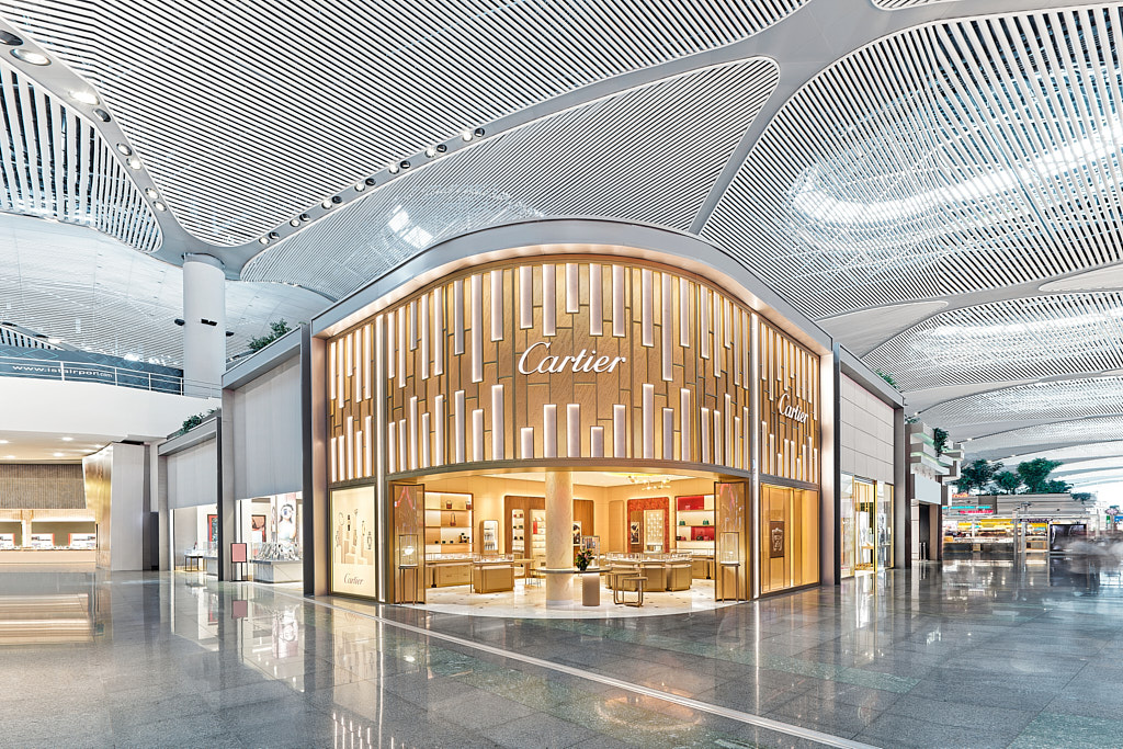Sedat Yamak — Mimari Fotoğraf — Istanbul Mağaza Modern Architecture Photography Cartier Dış Cephe 2.