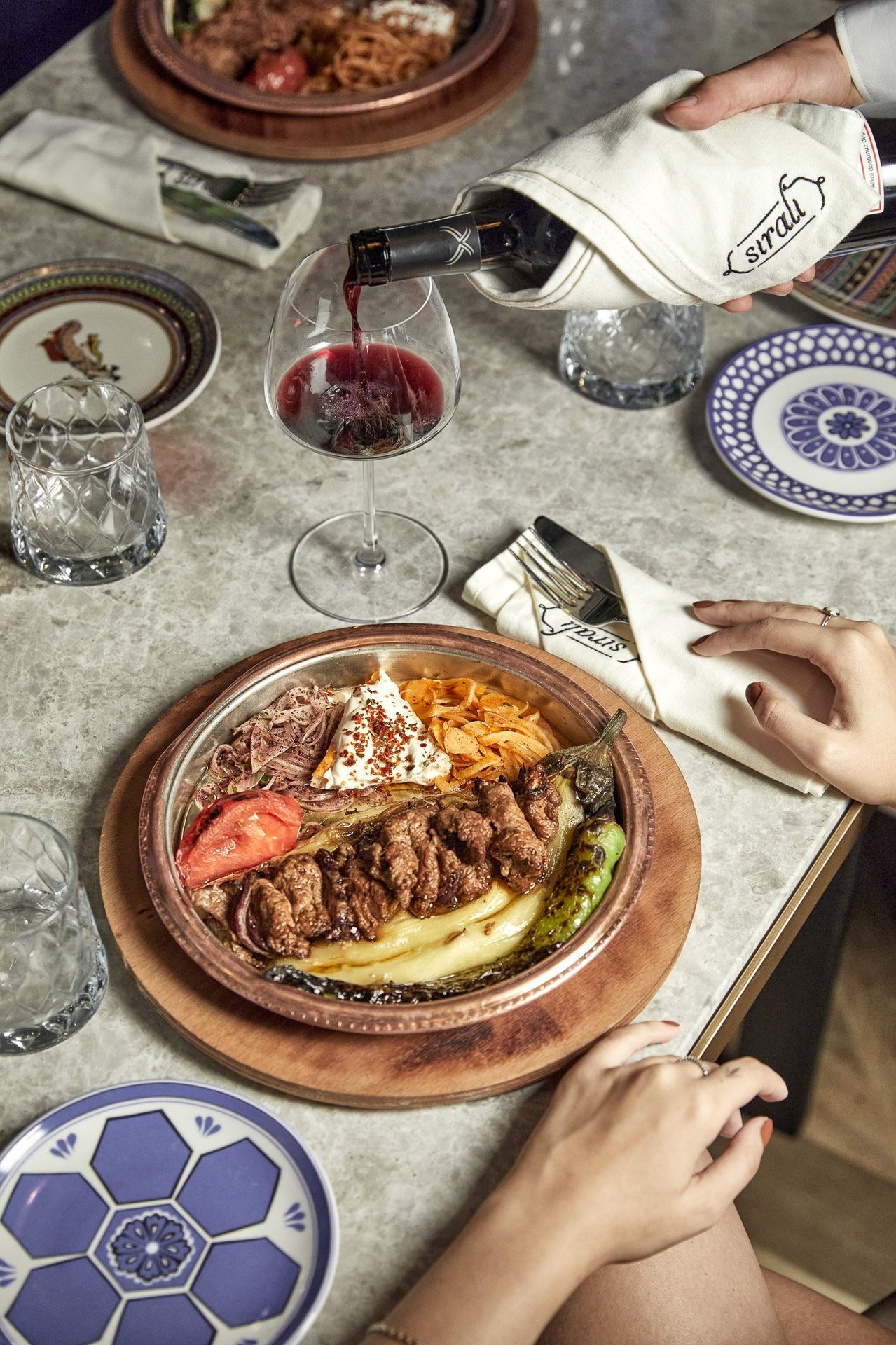 Sıralı Restoran Yemek Detay Çekimi İstanbul